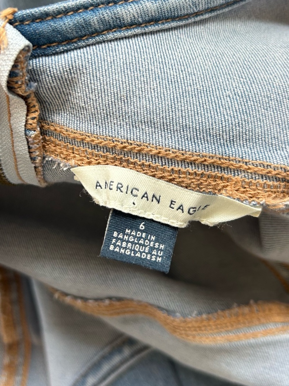 American Eagle Outfitters Light Blue Denim Dress size 6 - Picture 3 of 5